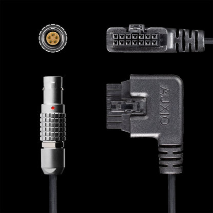 Control Cable ‣ 5-pin Lemo to TORQ AUXIO Right Angle