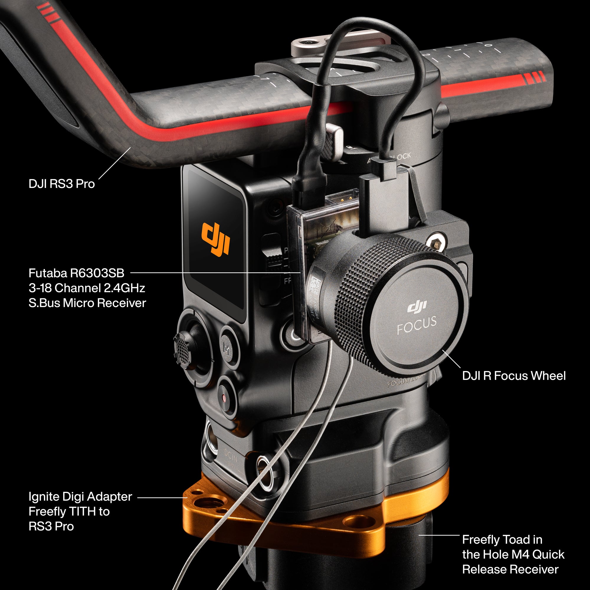 V-Mount Battery Plate For Red Scarlet Epic Camera With 6 Pin Coiled Power Cable