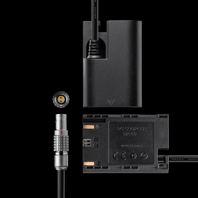 Power Cable ‣ 2-Pin Lemo to Canon LP-E6